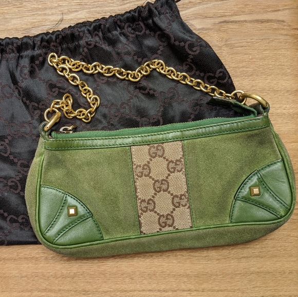vintage green gucci bag